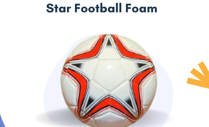 Star Football Foam – Soft and Durable Foam Soccer Ball for Kids and Training