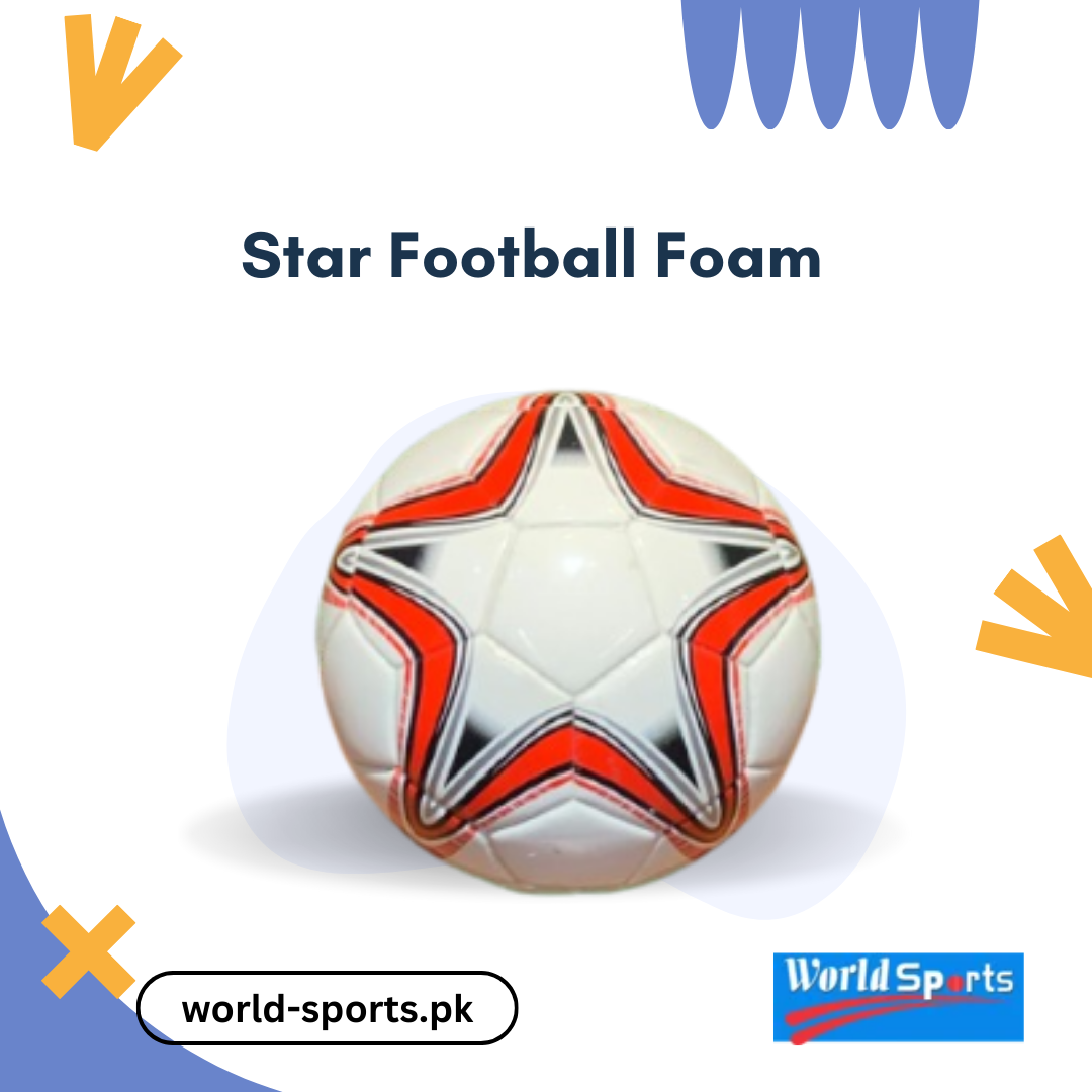 Star Football Foam – Soft and Durable Foam Soccer Ball for Kids and Training