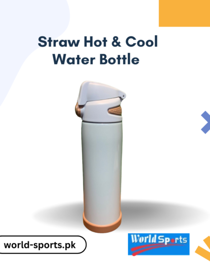 Straw Hot & Cool Water Bottle | Insulated Stainless Steel Bottle with Straw for Hot and Cold Beverage Control