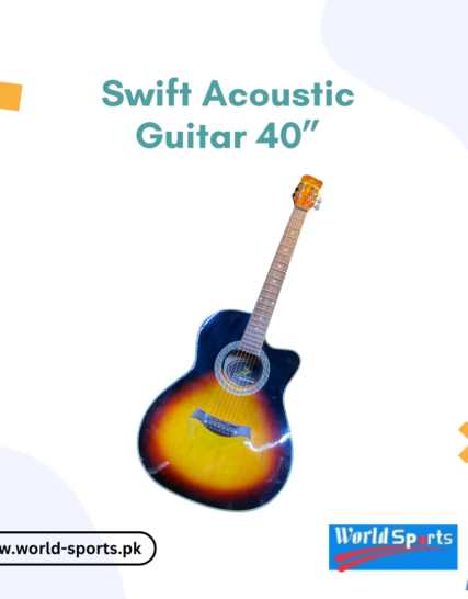 Swift Acoustic Guitar 40” - Full-Size Guitar for Rich Sound, Comfort, and Versatile Playability