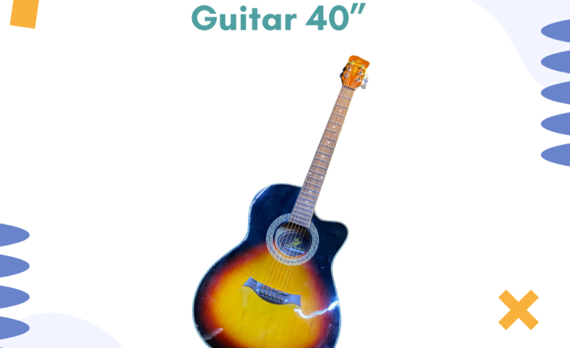 Swift Acoustic Guitar 40” - Full-Size Guitar for Rich Sound, Comfort, and Versatile Playability