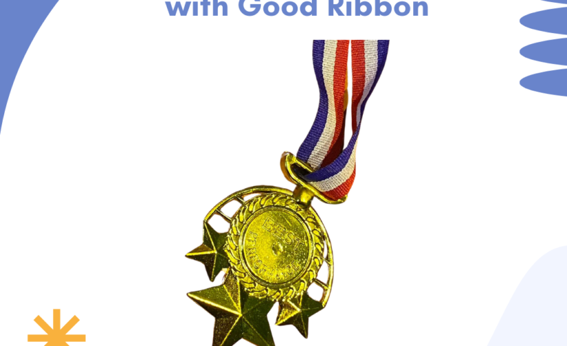 Top Star Golden Medal with Premium Quality Ribbon - Perfect for Award Ceremonies