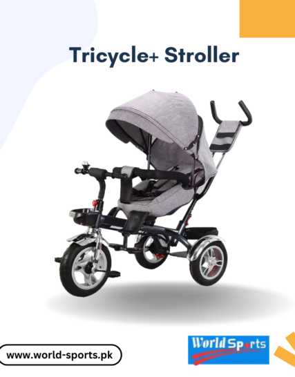 Tricycle + Stroller | 2-in-1 Convertible Ride for Kids