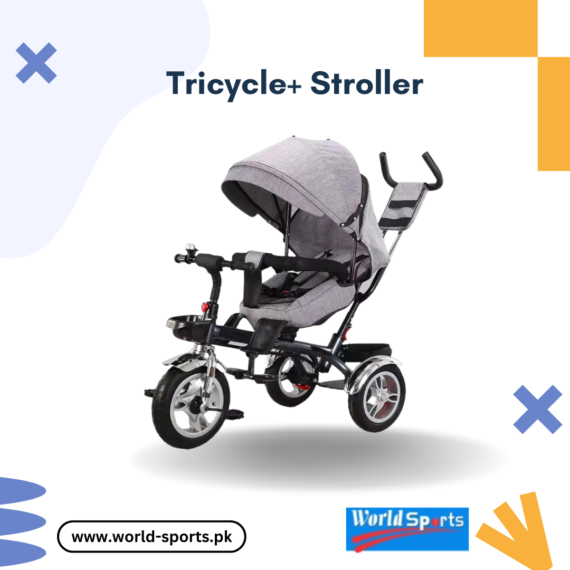 Tricycle + Stroller | 2-in-1 Convertible Ride for Kids