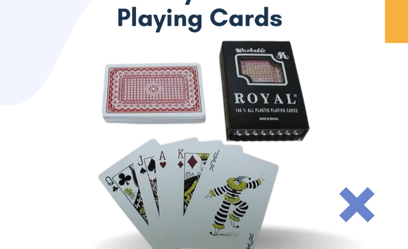 Royal Plastic Playing Cards – Durable, Waterproof, and Premium Quality for Poker, Bridge, and Card Games