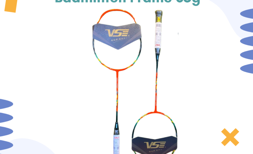 VS Challenger 720 Badminton Racquet - 85g Lightweight Frame for Power, Speed, and Control