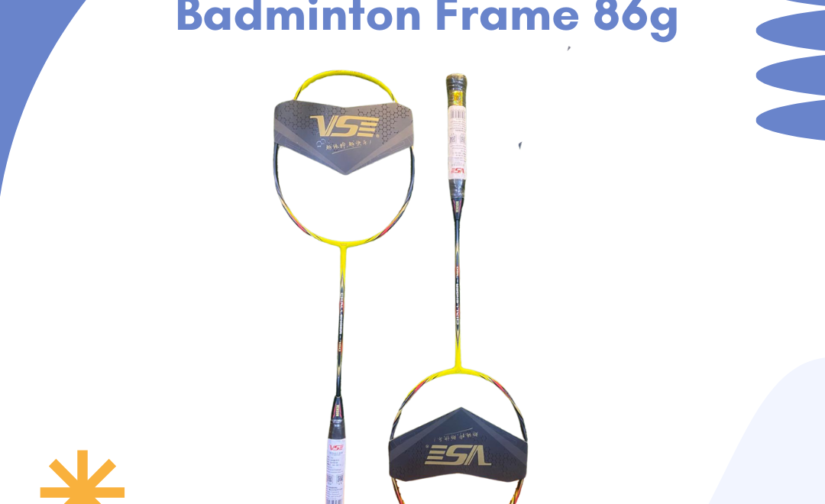 VS Challenger 750 Badminton Racquet - 86g Lightweight Frame for Power, Precision, and Agility