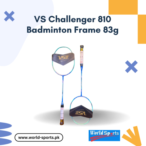 VS Challenger 810 Badminton Racquet - 83g Lightweight Frame for Speed, Power, and Accuracy