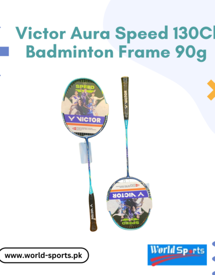 Victor Aura Speed 130CL Badminton Racquet - 90g Powerful Frame for Speed, Stability, and Precision