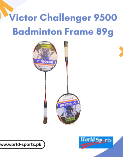 Victor Challenger 9500 Badminton Racquet - 89g Durable Frame for Power, Precision, and Control