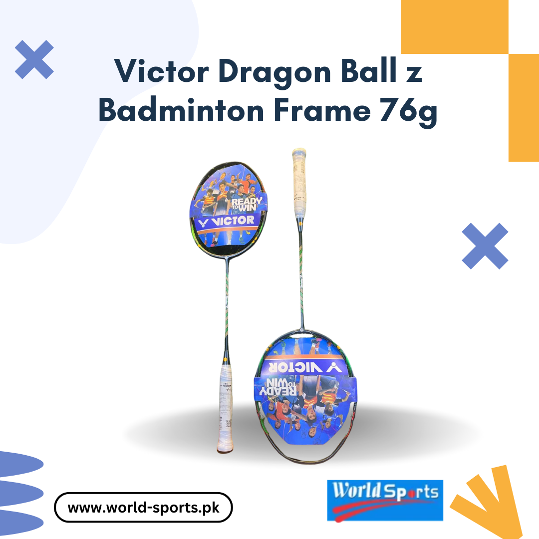 Victor Dragon Ball Z Badminton Racquet - 76g Ultra-Light Frame for Speed, Style, and Precision