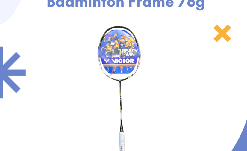 Victor Thruster F Badminton Racquet - 78g Lightweight Frame for Power, Speed, and Precision