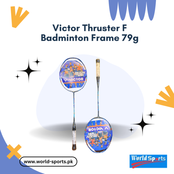 Victor Thruster F Badminton Racquet - 79g Lightweight Frame for Power, Speed, and Precision