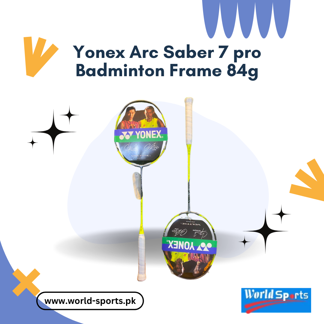 Yonex ArcSaber 7 Pro Badminton Racquet - 84g Frame for Balanced Precision and Control