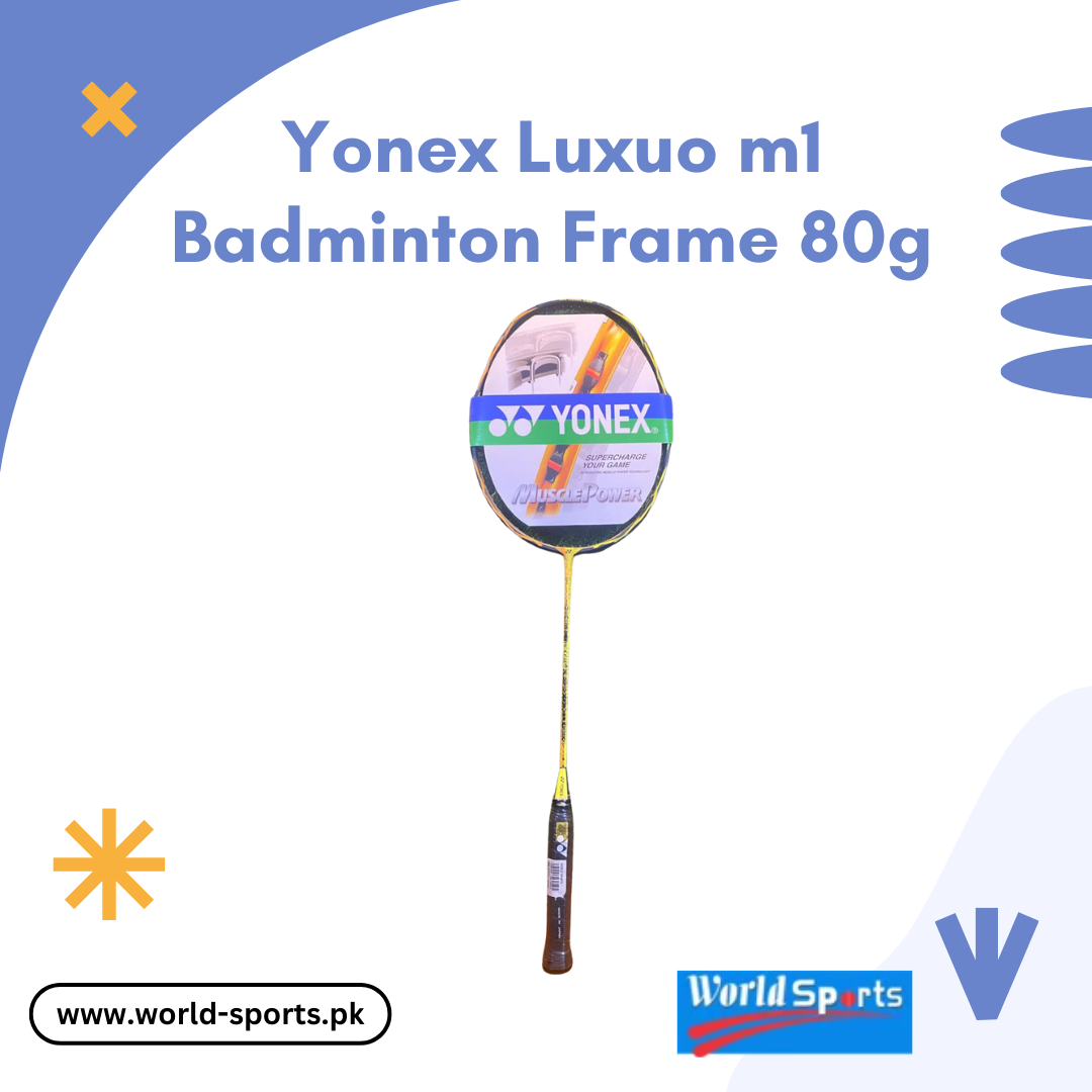 Yonex Luxuo M1 Badminton Racquet - Lightweight 80g Frame for Precision and Speed