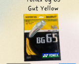 Yonex BG 65 Badminton String – High-Performance Gut (Yellow) for Durability and Power
