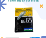 Yonex BG 65 Badminton String – High-Performance Gut (Black) for Power and Durability