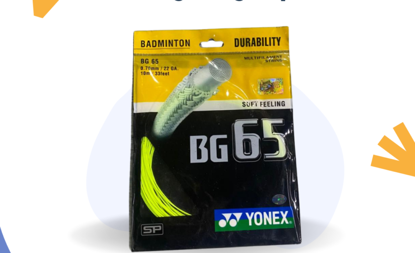 Yonex BG 65 Badminton String – High-Performance Gut (Parrot Green) for Power and Durability