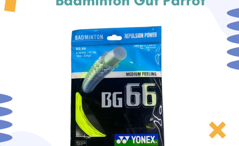 Yonex BG 66 Badminton String – High-Performance Gut (Parrot Green) for Power and Control