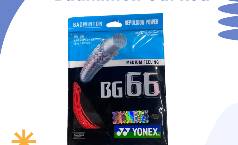 Yonex BG 66 Badminton String – High-Performance Gut (Red) for Precision and Power
