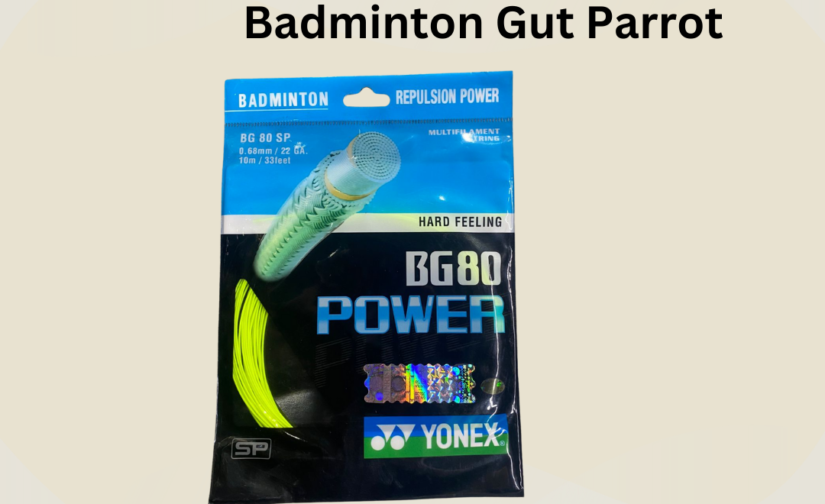 Yonex Power BG 80 Badminton String – High-Performance Gut (Parrot Green) for Power and Precision