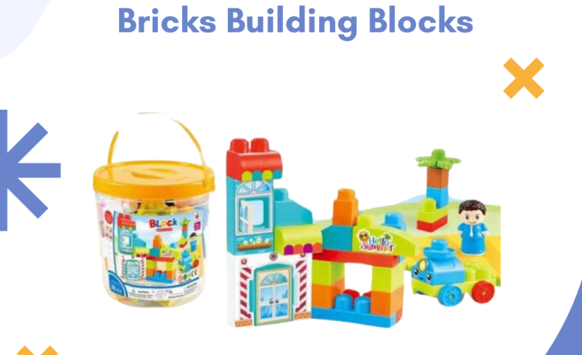 30 Pcs Bucket Bricks Building Blocks – Colorful & Educational Construction Toy for Kids