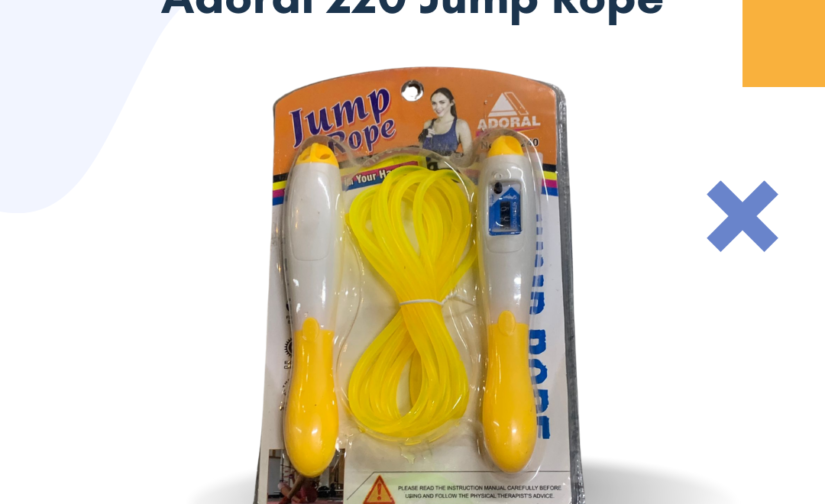 Adoral 220 Jump Rope – Adjustable, Speed Skipping Rope for Fitness & Cardio Workouts