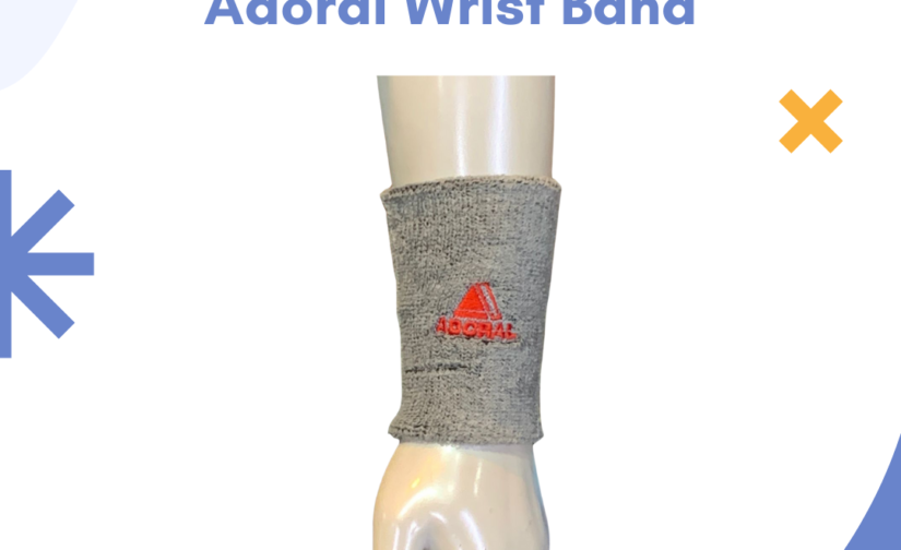 Adoral Wrist Band – Sweat-Absorbing, Stretchable & Durable Sports Wristband