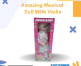 Amazing Musical Doll with Violin – Interactive Light & Sound Toy for Kids