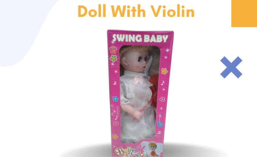 Amazing Musical Doll with Violin – Interactive Light & Sound Toy for Kids