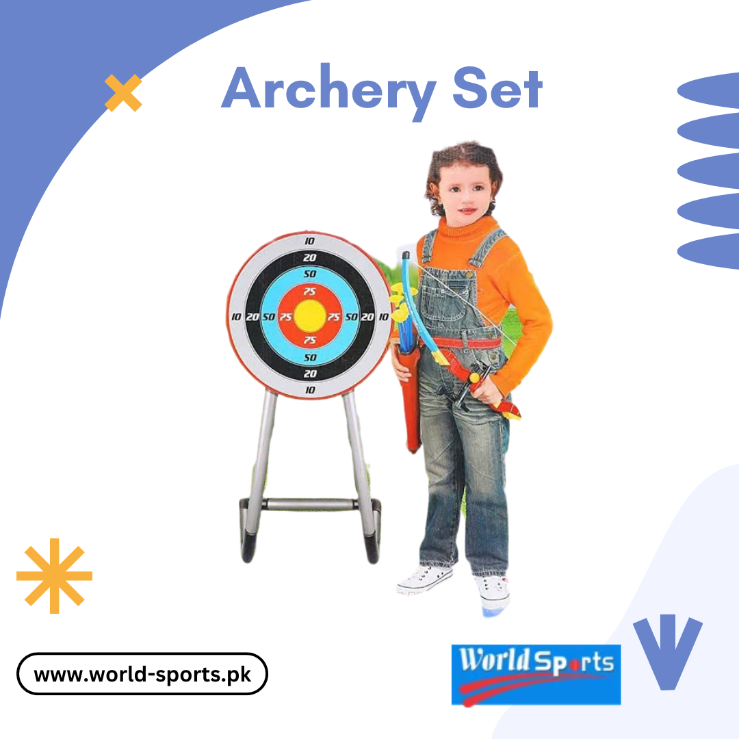 Archery Set for Kids – Bow and Arrow Toy with Target & Suction Cup Arrows