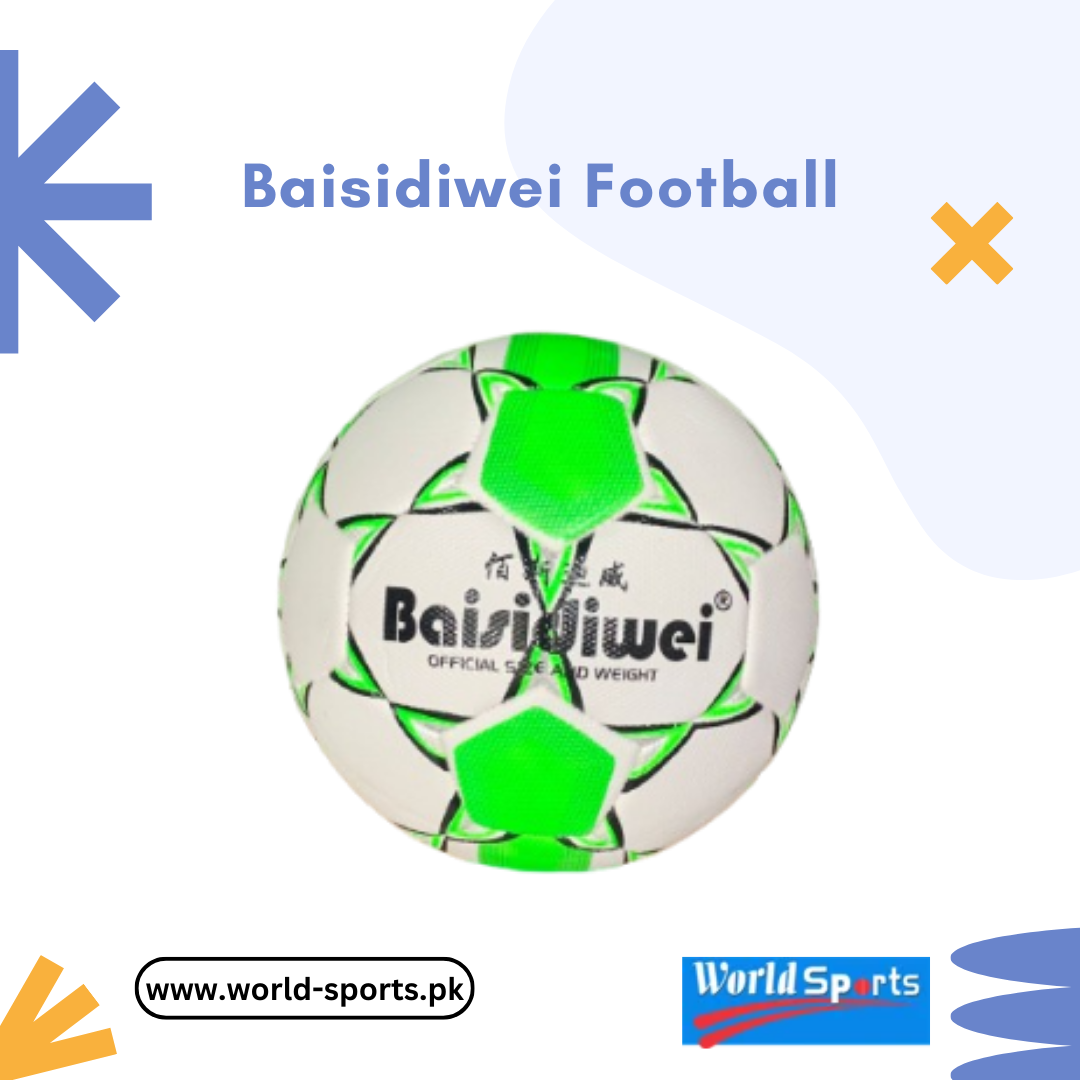 Baisidiwei Football – Premium Size 5 Soccer Ball, Durable PU Leather, Machine-Stitched for Training & Matches