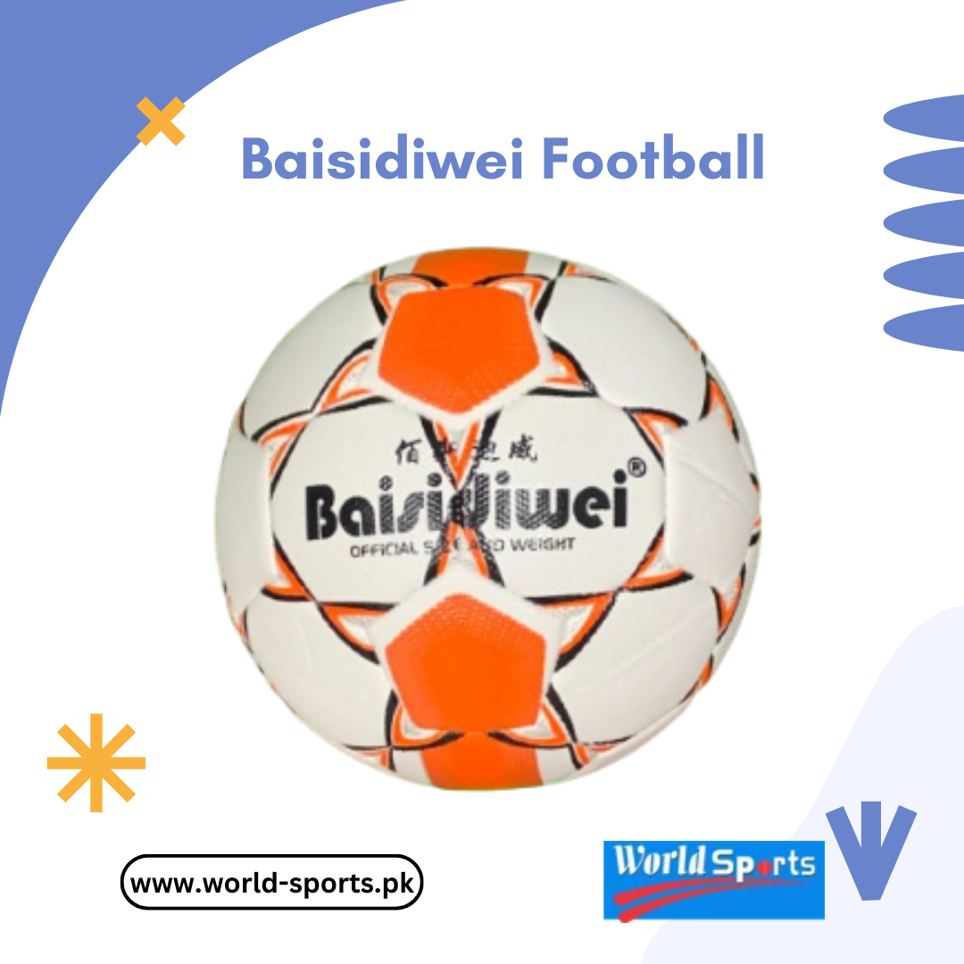 Baisidiwei Football – Official Size 5 Soccer Ball, Premium PU Leather, Durable & Machine-Stitched, Ideal for Training & Matches