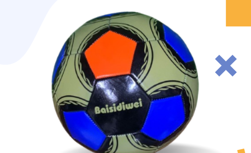 Baisidiwei Football – Official Size 5 Soccer Ball, Premium PU Leather, Durable & Machine-Stitched, Ideal for Training & Matches