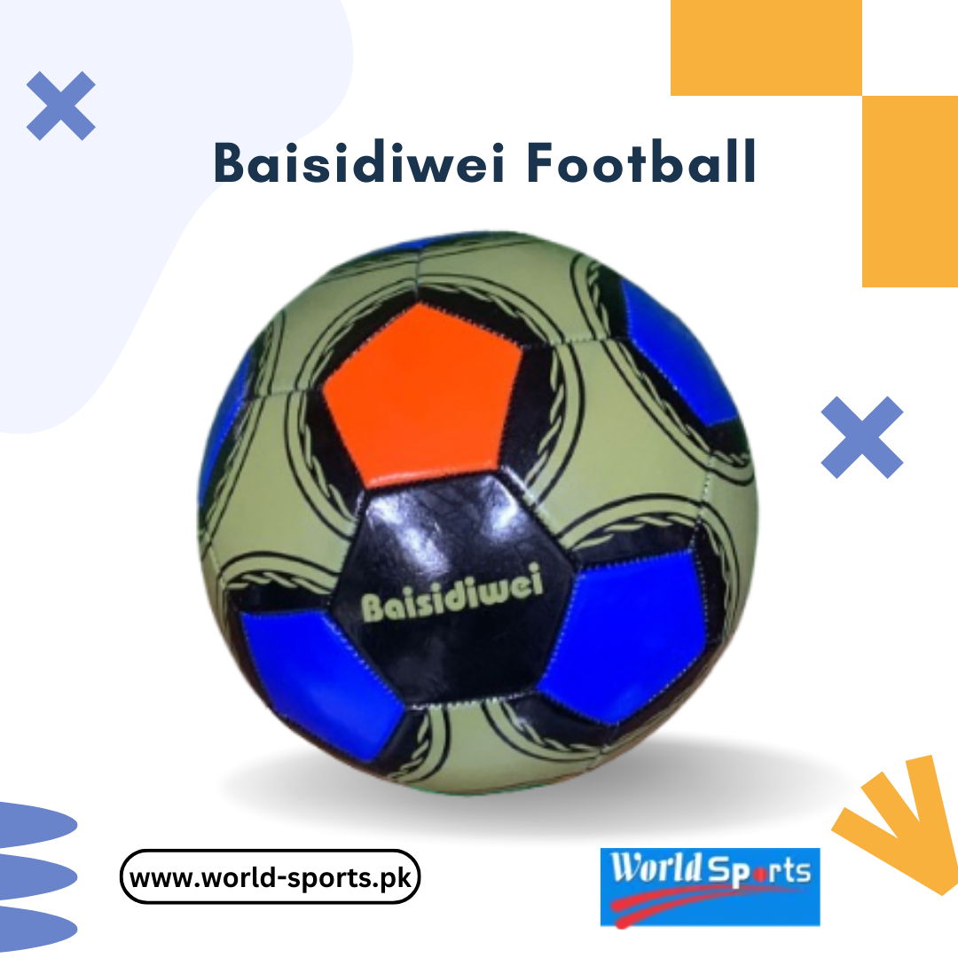 Baisidiwei Football – Official Size 5 Soccer Ball, Premium PU Leather, Durable & Machine-Stitched, Ideal for Training & Matches