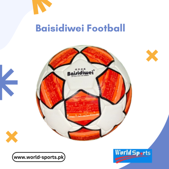Baisidiwei Football – Premium Size 5 Soccer Ball, Durable PU Leather, Machine-Stitched for Precision, Ideal for Training & Matches