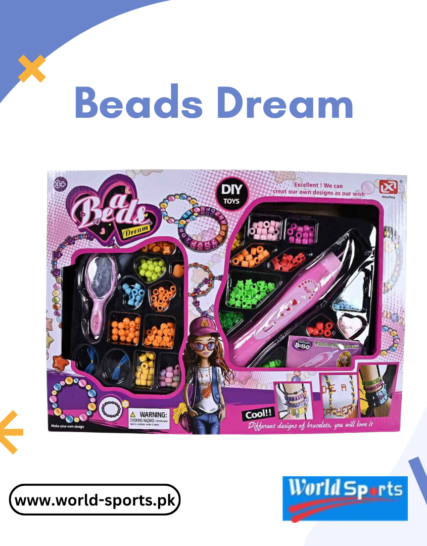 Beads Dream – Creative DIY Jewelry-Making Kit for Kids with Colorful Beads & Accessories
