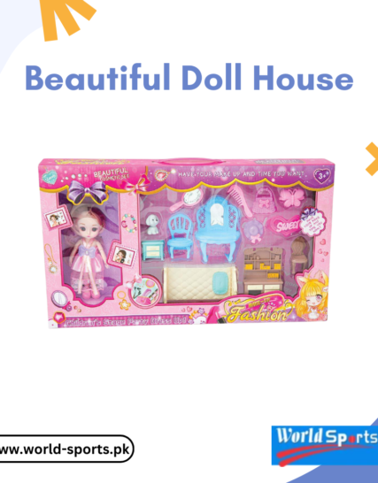 Beautiful Dollhouse – Deluxe Multi-Room Playset with Furniture, Lights & Accessories for Kids