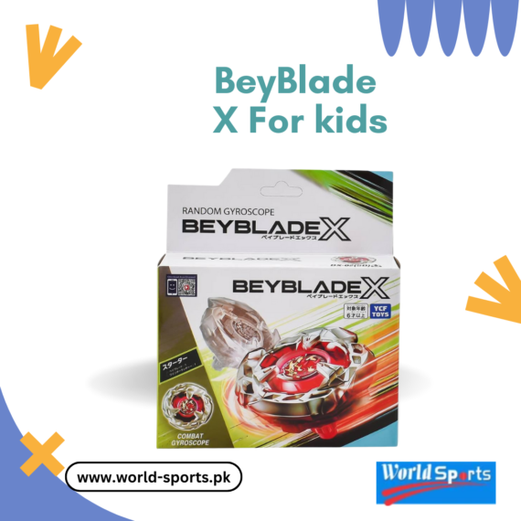 BeyBlade X Spinning Battle Set for Kids – High-Speed Battling Tops with Launcher & Arena
