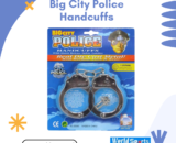 Big City Police Handcuffs – Heavy-Duty Stainless Steel Handcuffs with Double Lock Security