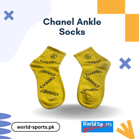 CHANEL Ankle Socks – Luxurious Cotton Blend, Breathable & Comfortable Low-Cut Socks