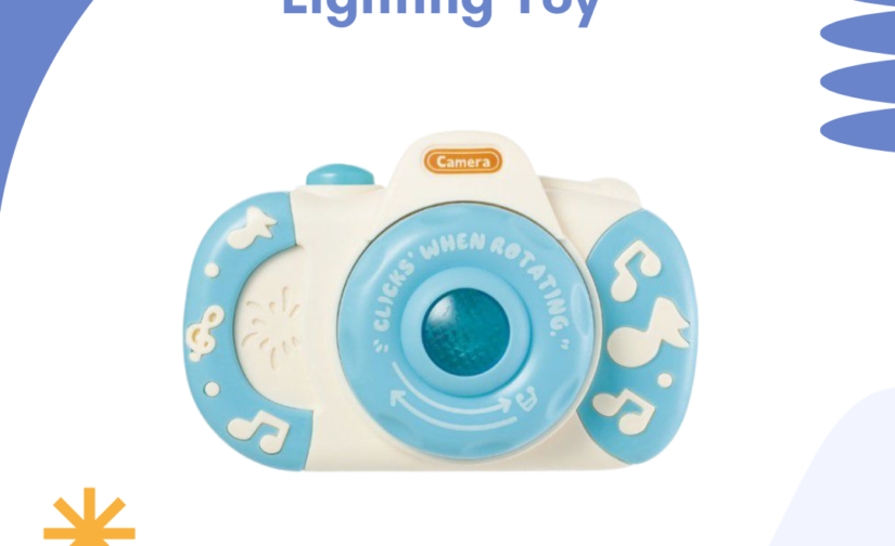 Camera-Shaped Lighting Toy – Interactive Musical Toy Camera with Flashing Lights, Sounds & Educational Fun for Kids