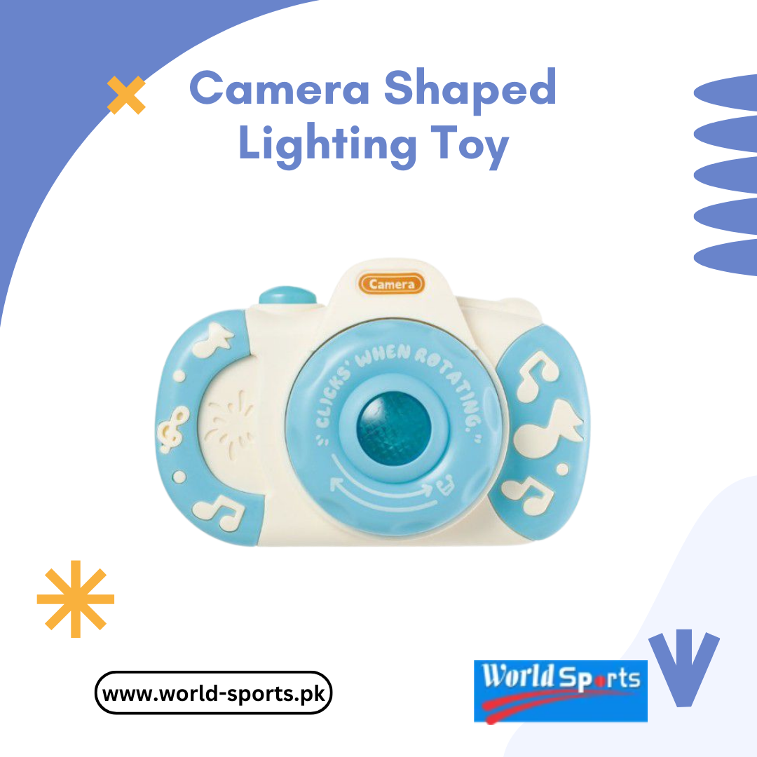 Camera-Shaped Lighting Toy – Interactive Musical Toy Camera with Flashing Lights, Sounds & Educational Fun for Kids