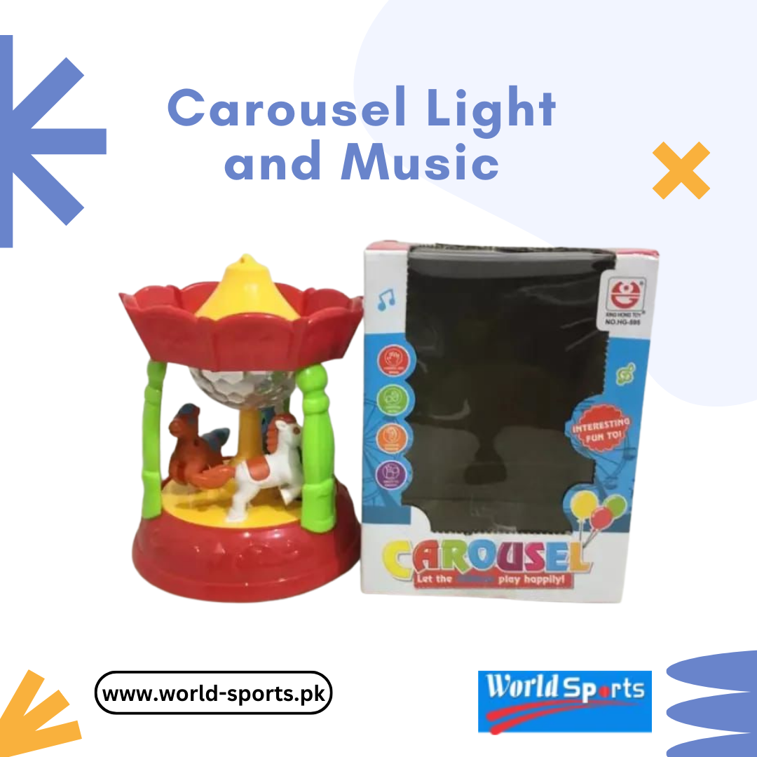 Carousel Light & Music Toy – Spinning Musical Carousel with Colorful Lights & Melodies | Fun & Engaging Toy