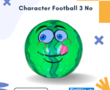 Character Football Size 3 – Durable & Lightweight PVC Soccer Ball for Kids, Fun Cartoon Design, Ideal for Indoor & Outdoor Play