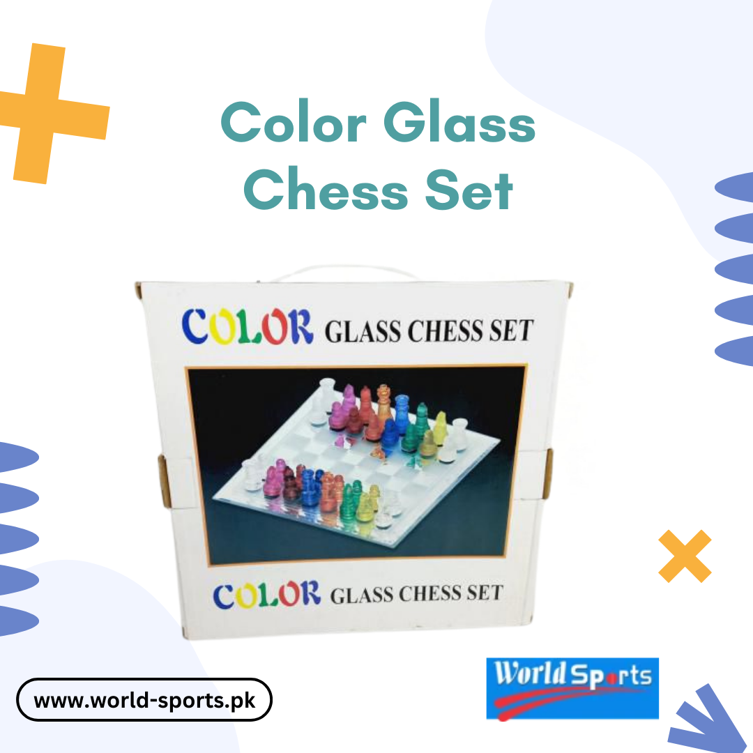 Elegant Color Glass Chess Set – Premium Transparent Board Game for Strategy & Fun