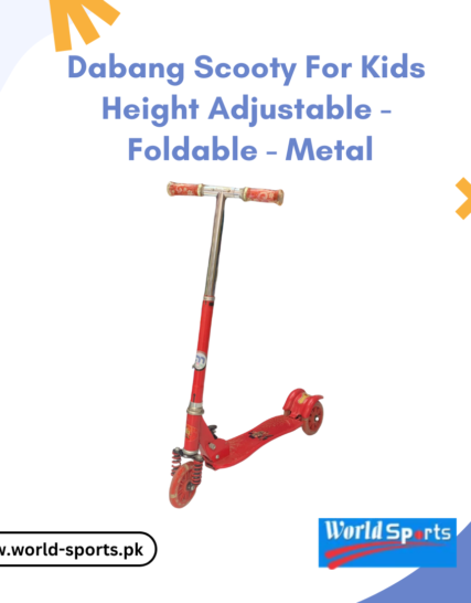Dabang Scooty for Kids – Height Adjustable, Foldable, Sturdy Metal Frame – Safe & Smooth Ride