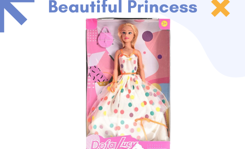 Defa Lucy Beautiful Princess Doll – Elegant Fashion Doll with Stunning Gown & Accessories