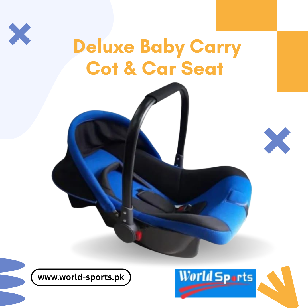 Deluxe Baby Carry Cot & Car Seat – 2-in-1 Infant Carrier for Comfort & Safety