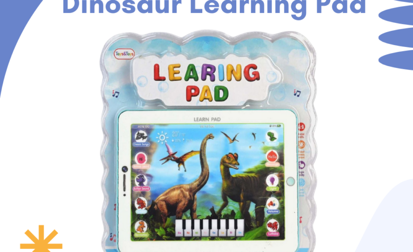 Dinosaur Learning Pad – Interactive Educational Tablet for Kids with Fun Sounds & Learning Games